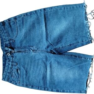 Women's Blue Denim Shorts